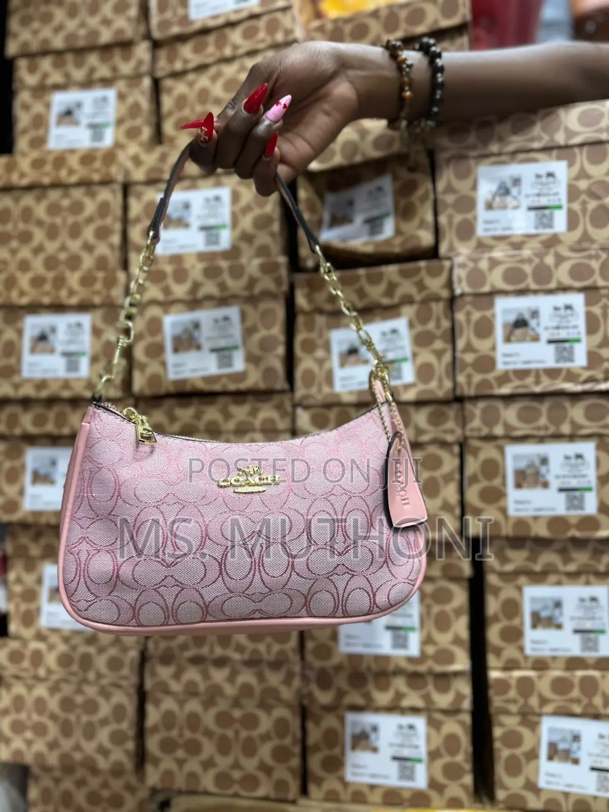 Velvety Coach Teri Mini Crossbody Bag.