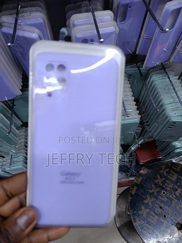 Leton Samsung Galaxy A12 5g Liquid Silicone Case With Fiber Lining