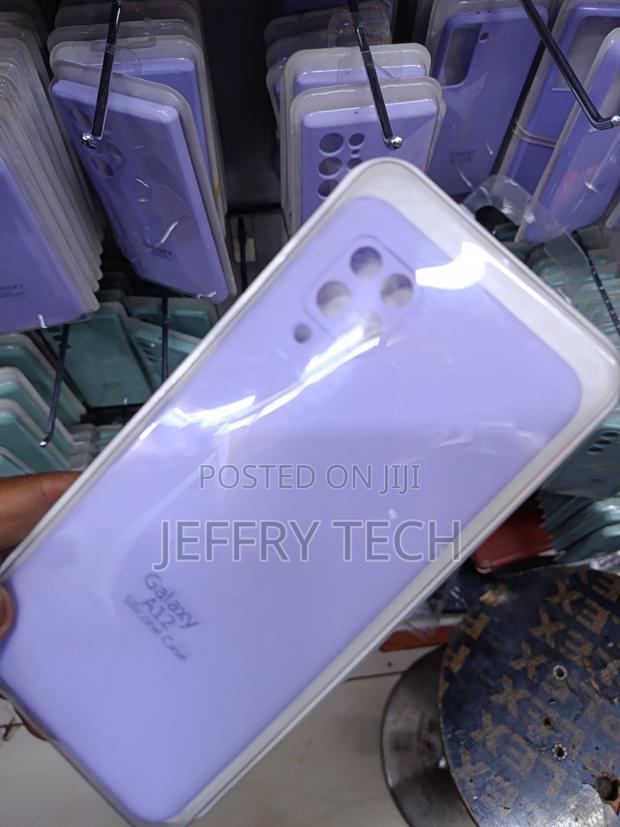 Leton Samsung Galaxy A12 5g Liquid Silicone Case With Fiber Lining - thumbnail 3