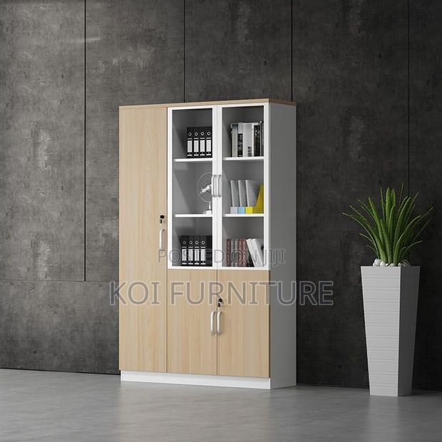 Office Cabinet; Three Doors Executive Essential Filing Cabinet
