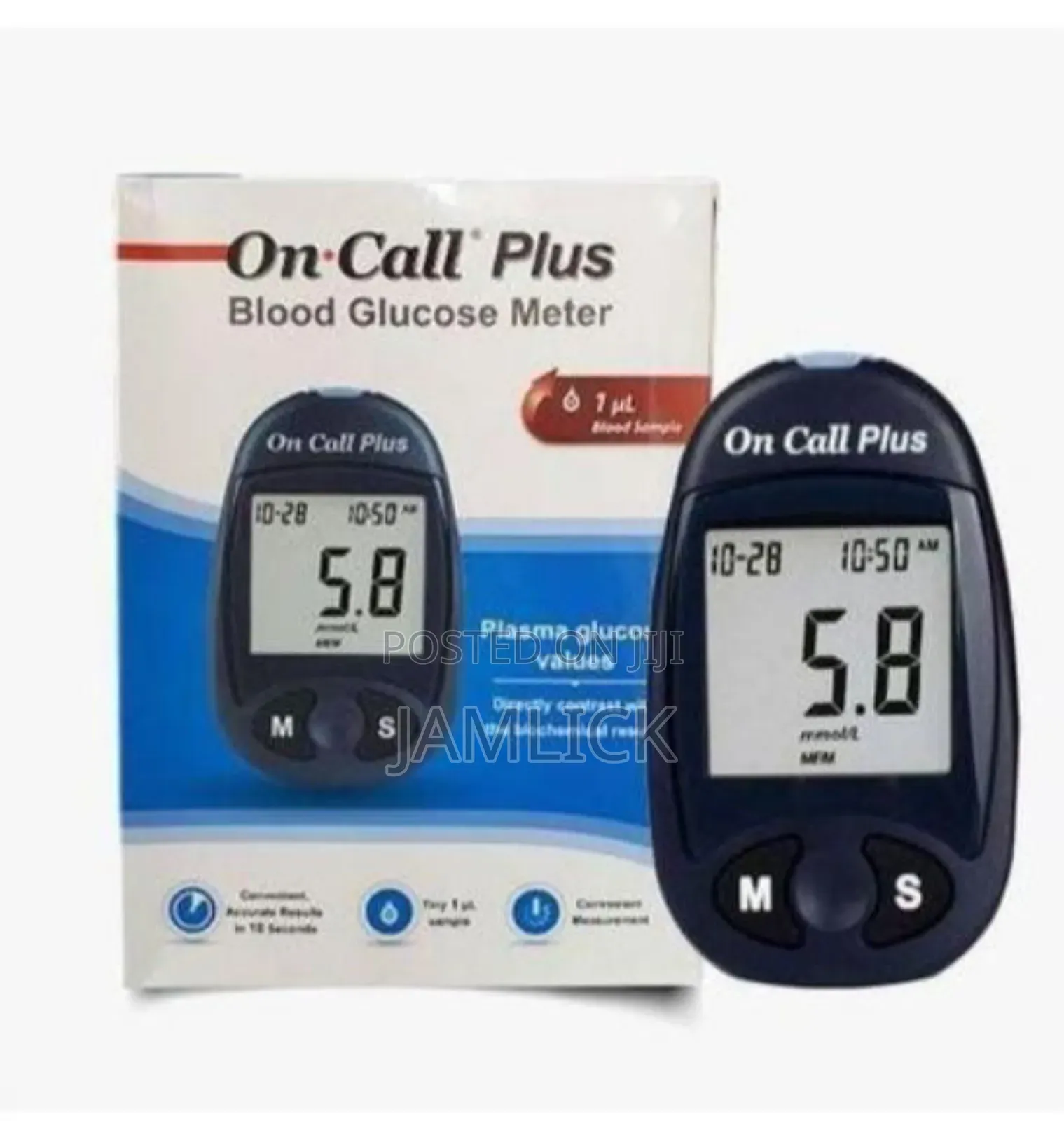 On-Call Blood Sugar Meter – Glucometer – Dv
