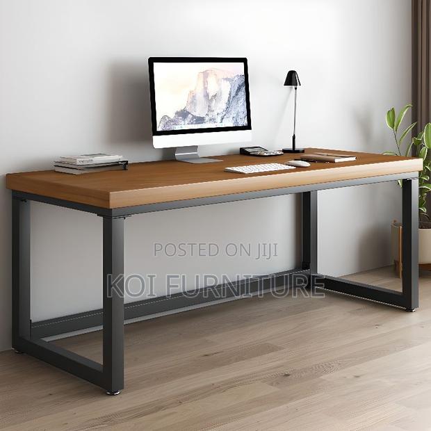 Office Table; Home Office Study Generic Wooden Desk - thumbnail 3