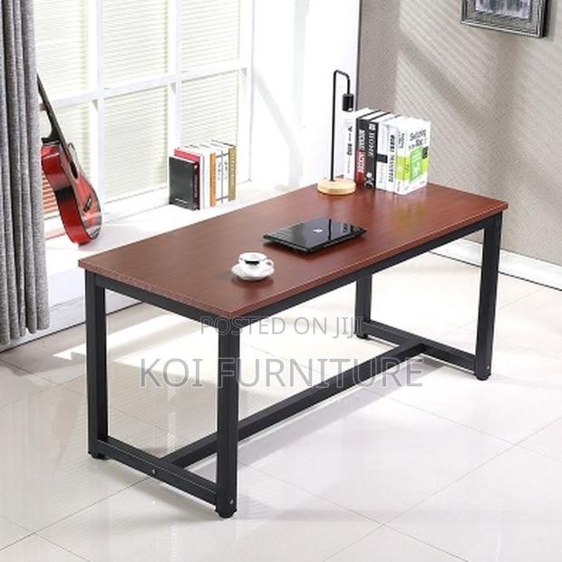 Office Table; Home Office Study Generic Wooden Desk - thumbnail 5
