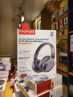 Anc Wireless Headphones, 27h Playback-Promate Concord