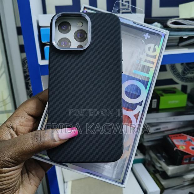 Luxolife Tribal Carbon Fiber Back Cover for iPhone 16 Pro Max