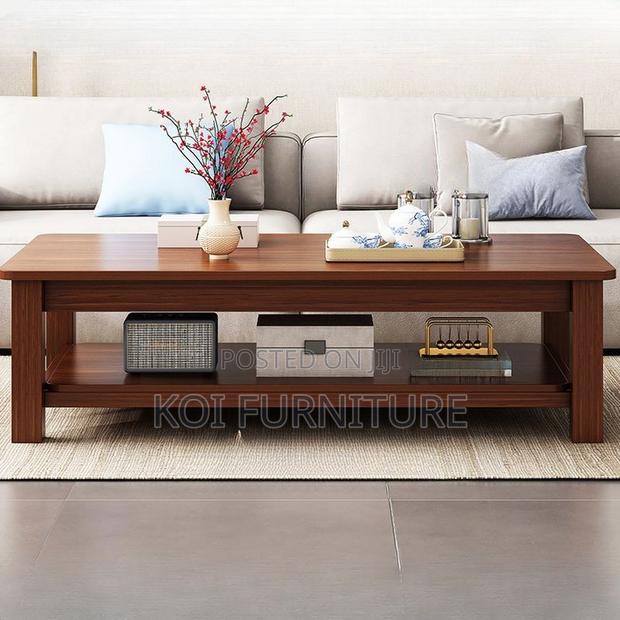 Coffee Tables; Elite Home Office Mahogany Coffee Table - thumbnail 4