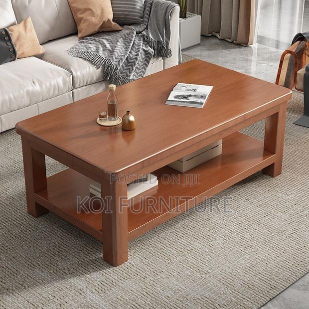 Coffee Tables; Elite Home Office Mahogany Coffee Table - thumbnail 5