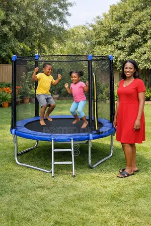 6ft Kids Trampoline With Safety Net