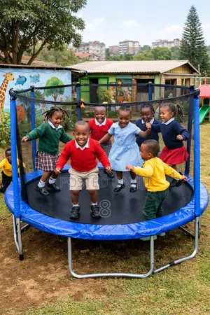 Strong 4ft Children Trampoline With Safety Net