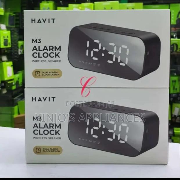 Havit M3 Alarm Clock Wireless Speaker - thumbnail 2