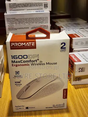 Promate Tracker 1600dpi Ergonomic Wireless Mouse