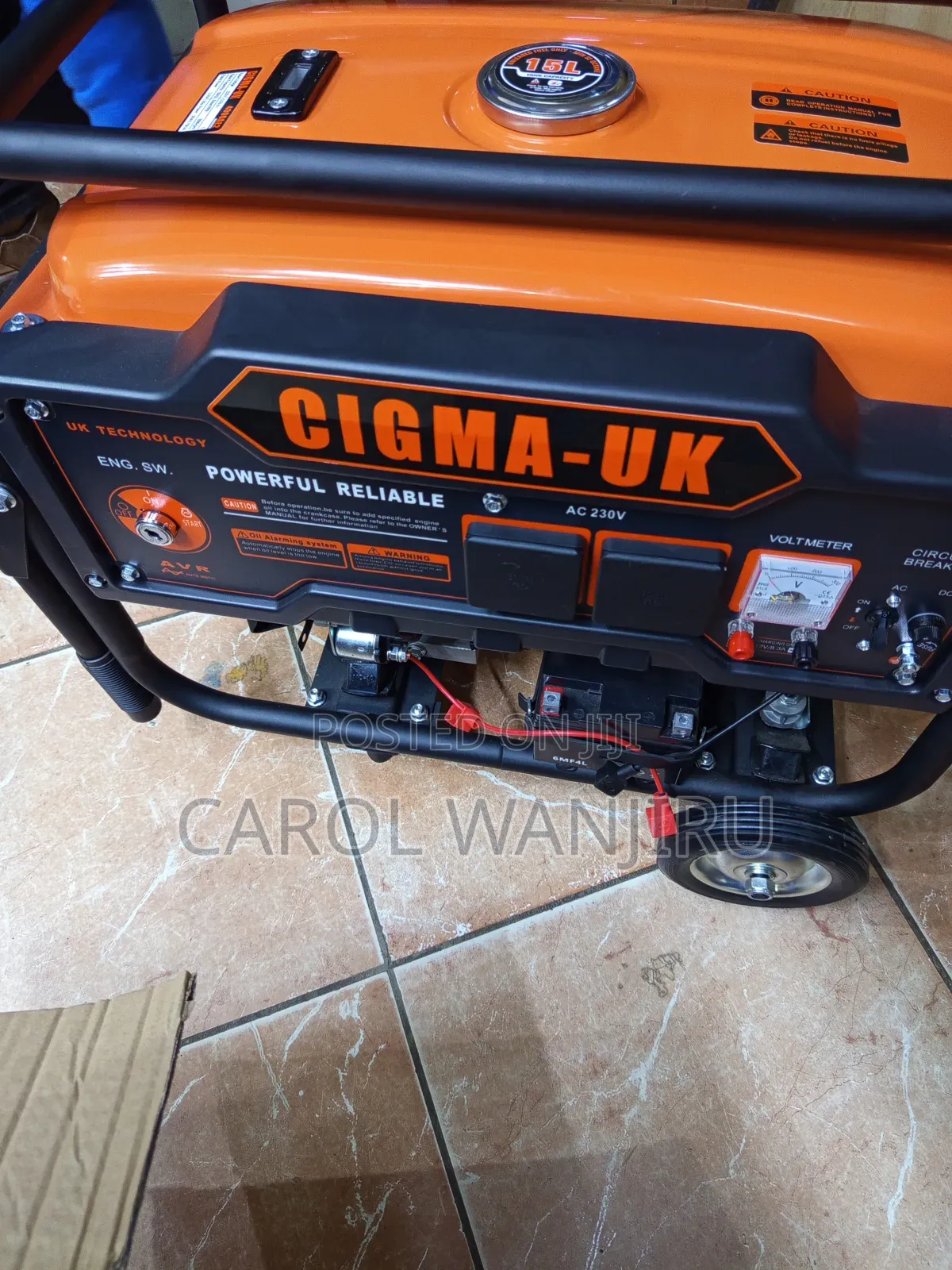 Cigma-Uk 3.75kva Generator/3.75kva Cigma Generator