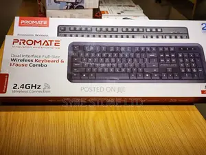 Promate Procombo-6 Wireless Keyboard Mouse (Usb-a/C)