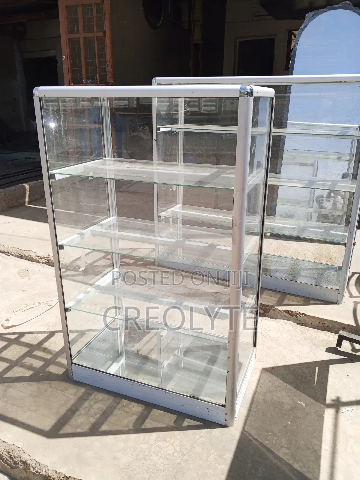 Cosmetics Glass Display