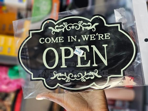 Come in We're Open , Sorry We're Closed Banner