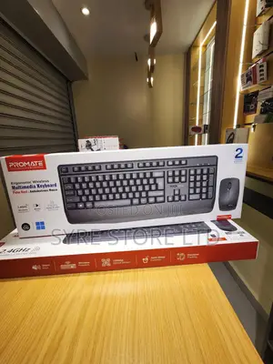 Promate Procombo-14 Wireless Multimedia Keyboard Mouse