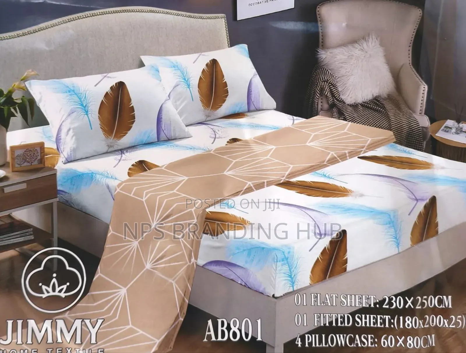 (6pc) Fitted Mix and Match Cotton Bedsheets 6*6/6*7 Sk