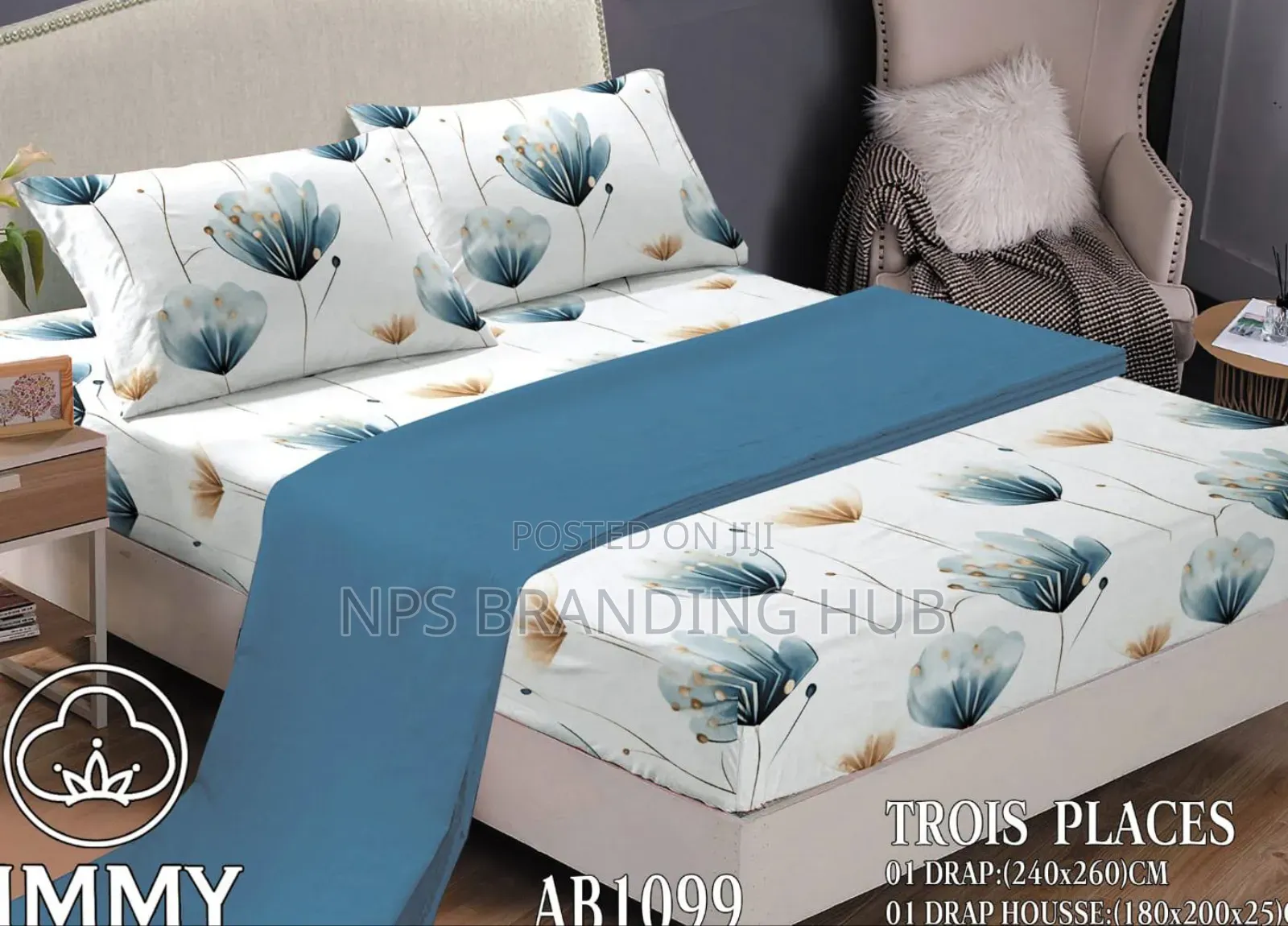 (6pc) Fitted Mix and Match Cotton Bedsheets 6*6/6*7 Sk