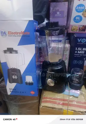 Blender Black 350 Watts 2 in 1 Blender