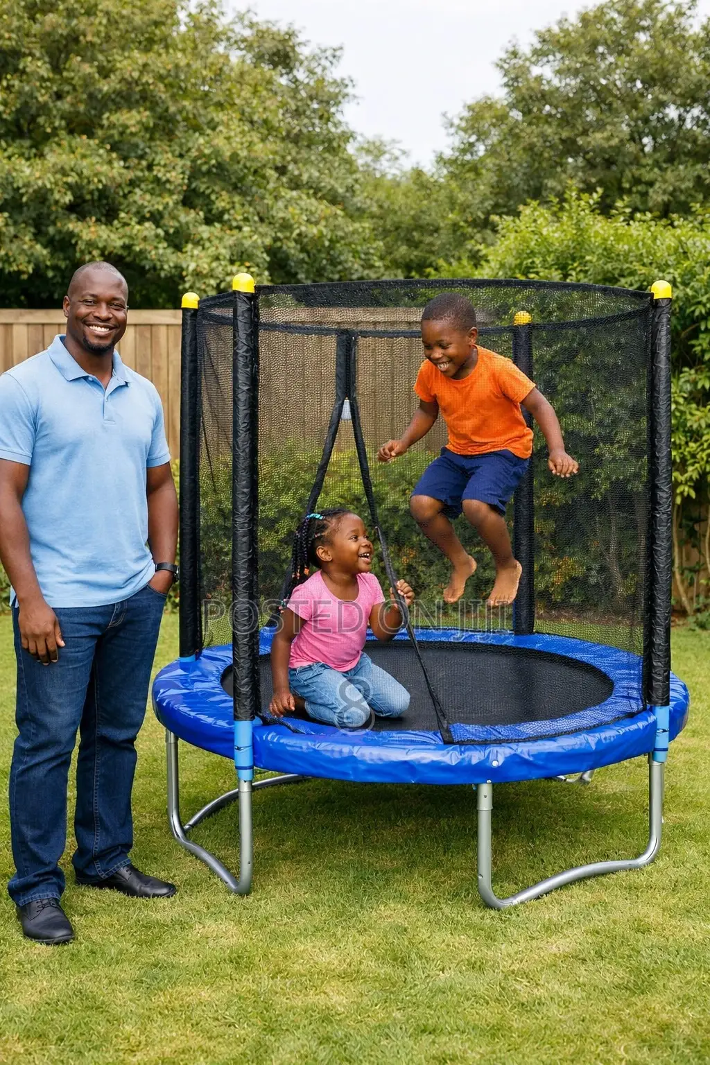 4ft Kids Jumping Trampoline – Indoor Play Equipment