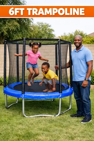 Affordable 4ft Trampoline With Net – High Quality Build