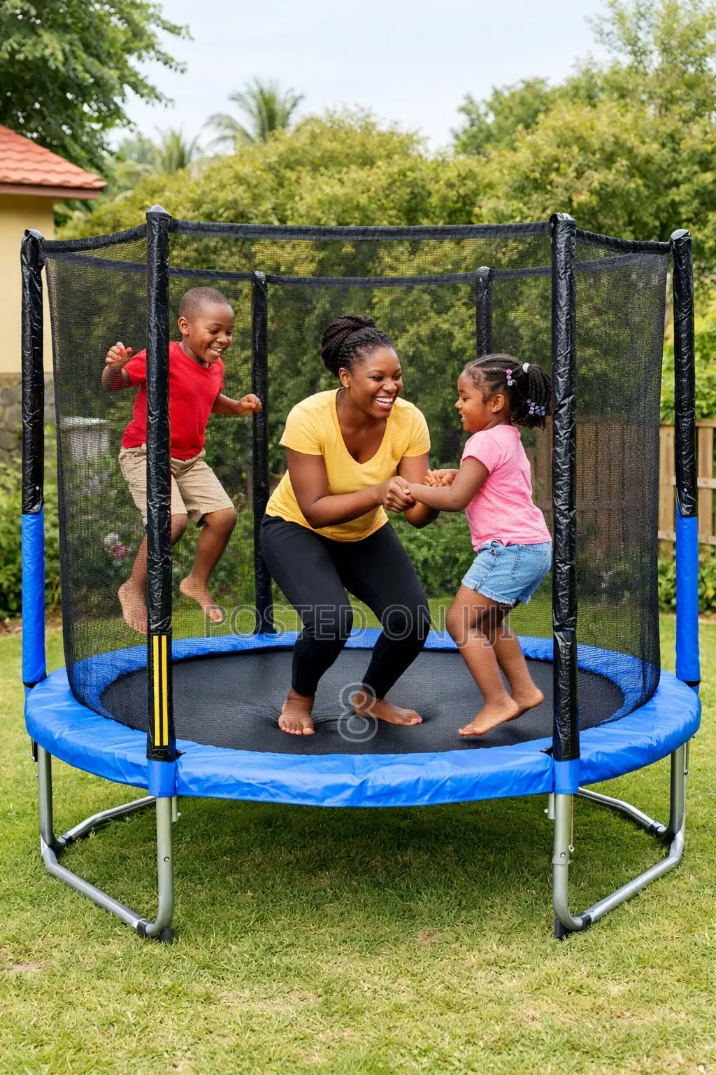 Kids Outdoor 4ft Trampoline – Strong Safe Bounce