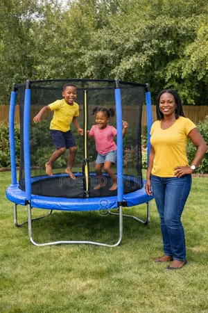4ft Kids Trampoline With Safety Net – Strong Stable Design