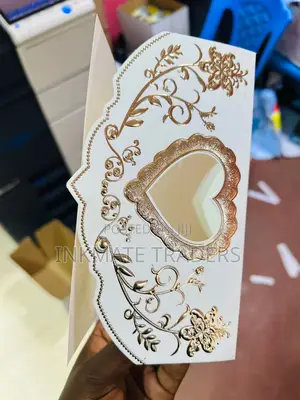 Lavish Gold-Accent Wedding Card Printing