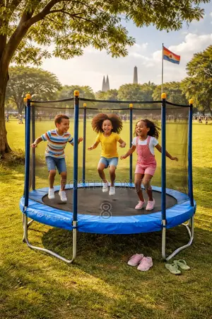 4ft Home Trampoline For Children – Safe Play Equipment