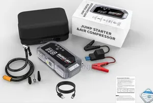 New Design High Power Digital Jump Starter With Digital Compresser