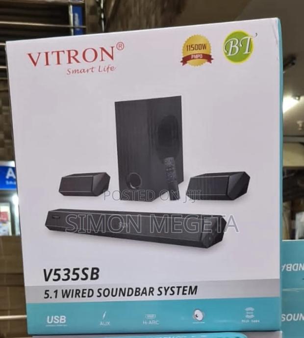 Experience Precise Audio With the Vitron V535sb 5.1-Channel Soundbar.