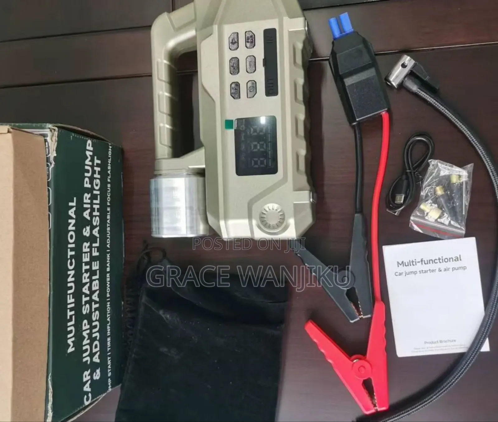 Dhigh Power Digital Jump Starter Digital Compressor