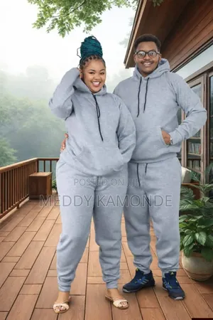 Elegant Grey Warm Tracksuit