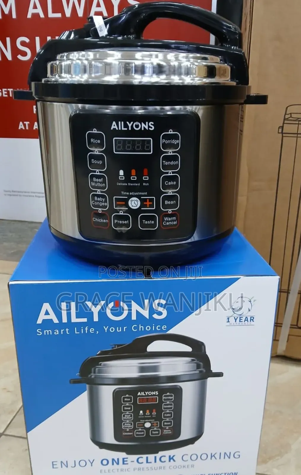 Ailyons 5litres Pressure Cooker