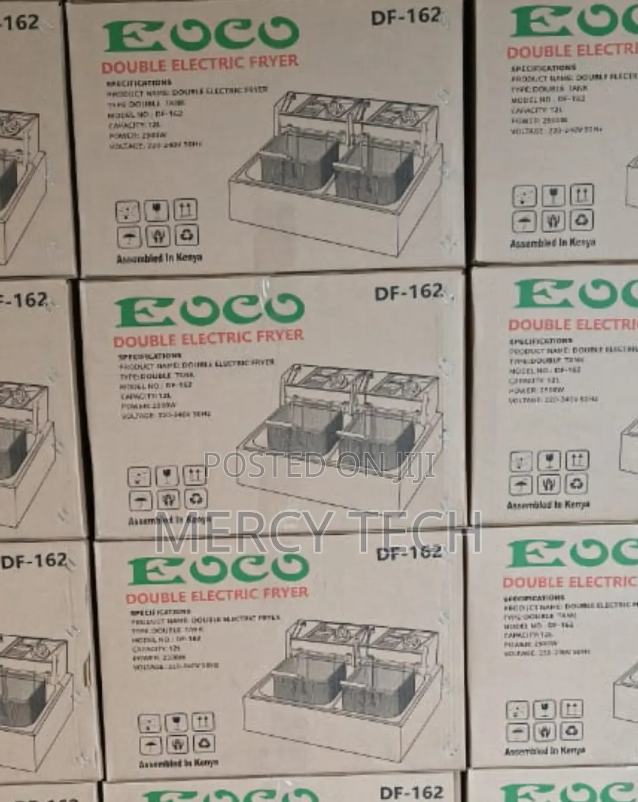 Ecco 6l+6l Double Tank Deep Fryer