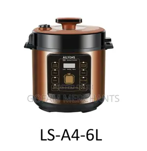 Ailyons 6litre Electric Pressure Cooker - Multifunctional Digital Pot