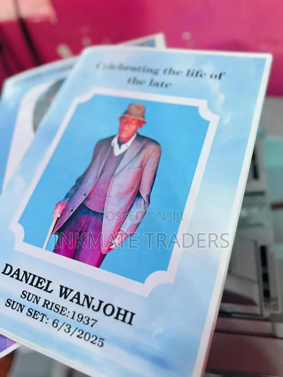 Elegant Memorial Eulogy Printing