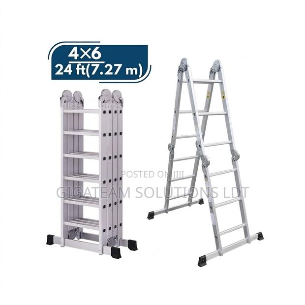 4 X 6 Aluminum Folding Ladder Ffl46 - main view