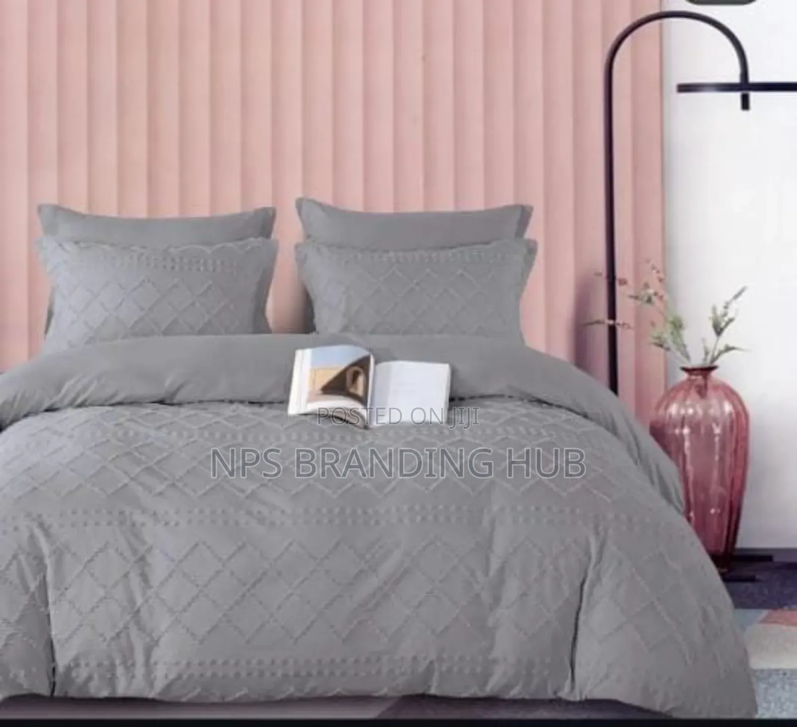3pc Tufted Wave Duvet Cover Set Size:6*6/6*7 S.K
