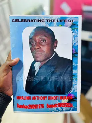 Clean Layout Eulogy Printing