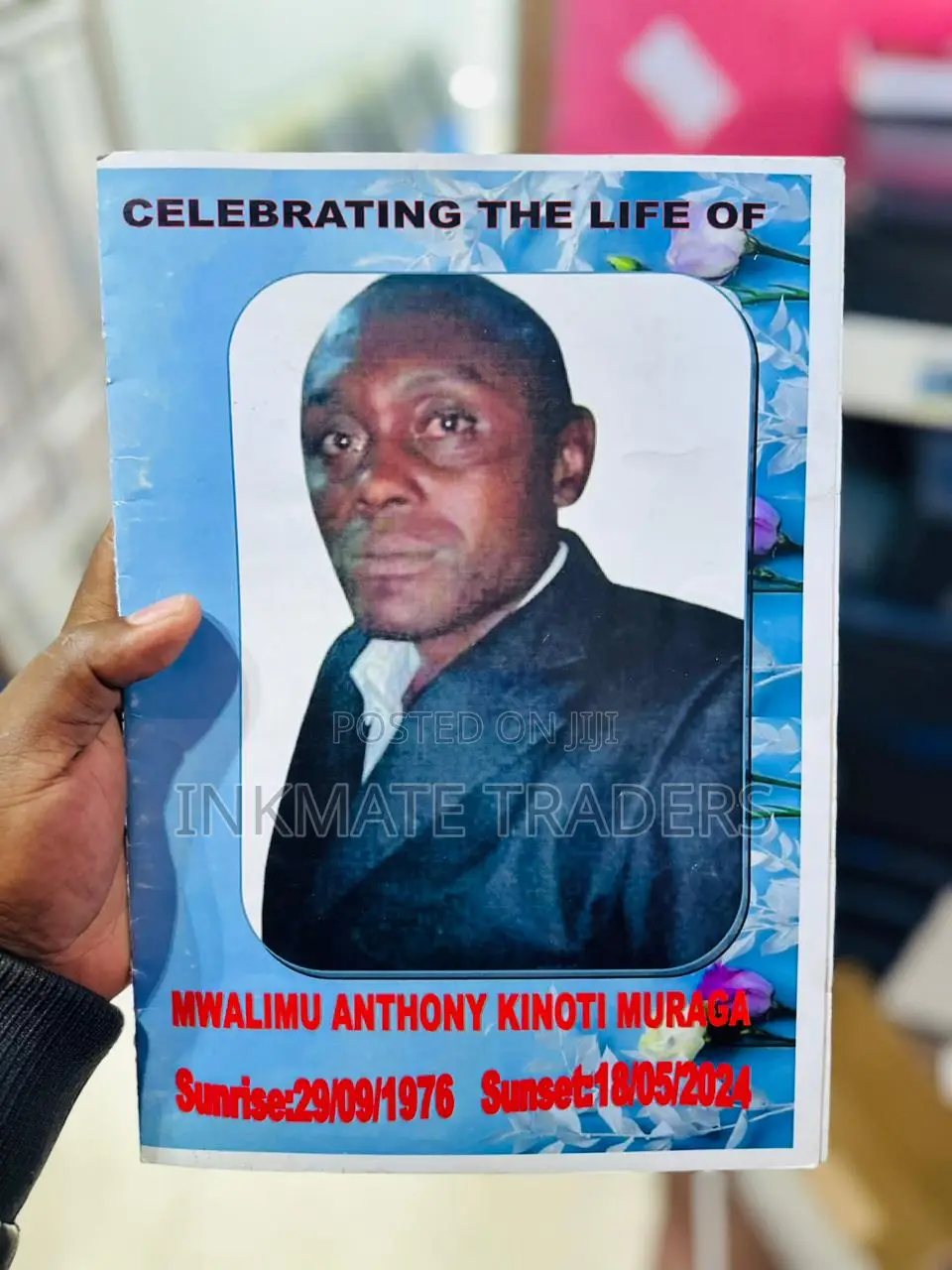 Clean Layout Eulogy Printing