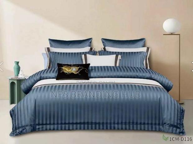 Cotton Stripped Duvet Covers Set Size: 7*8 (250*270cm) - thumbnail 5