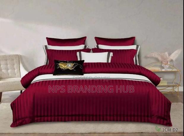 Cotton Stripped Duvet Covers Set Size: 7*8 (250*270cm) - thumbnail 6
