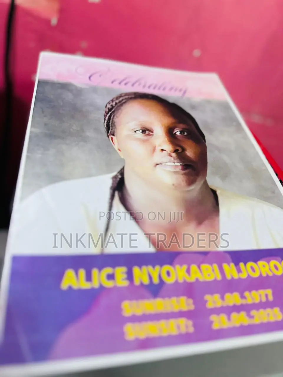 Elegant Farewell Eulogy Printing