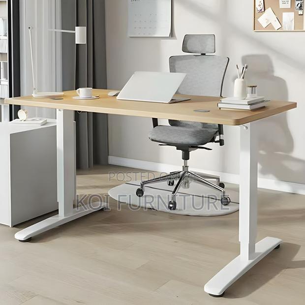 Office Desk; 1.2m Electric Ergonomic Writing Stand Desk - thumbnail 4