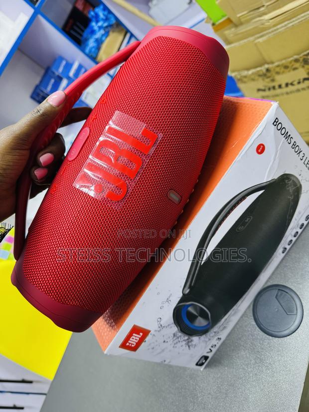 Red JBL Boombox 3 Speaker - thumbnail 3