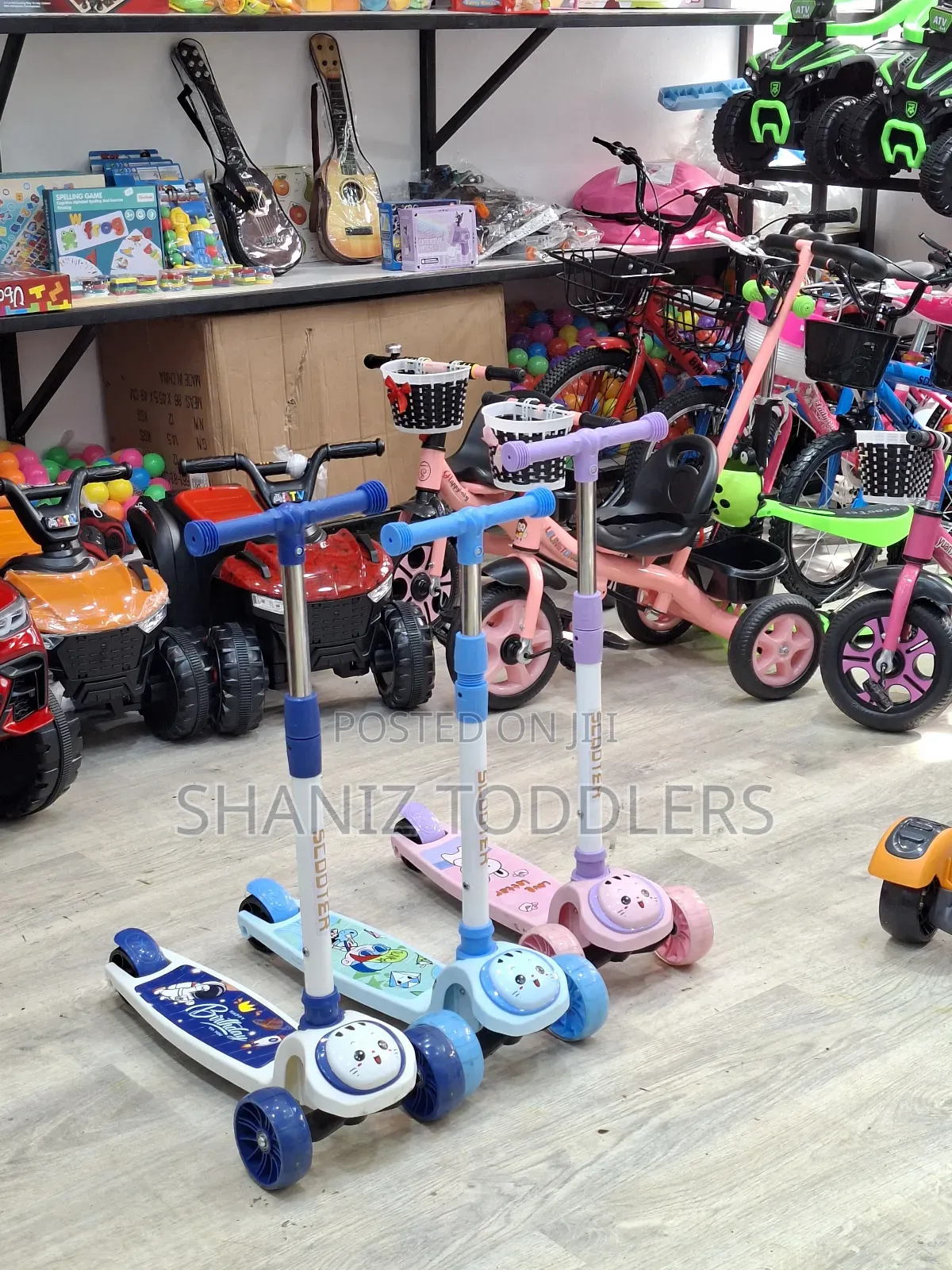 Scooters With Melodies Lights