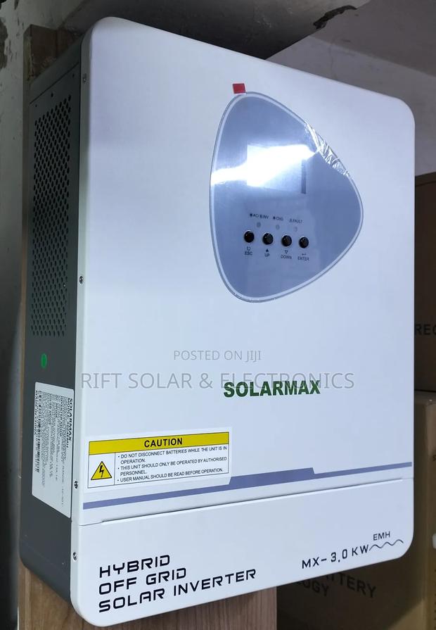 Solarmax 3.0kva -24v (3000w) 500vdc Hybrid Inverter