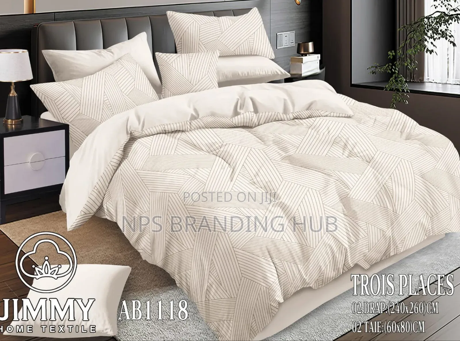 6pc Flowered Double Sided Cotton Duvet Covers Size : 6*6/6*7 S.K