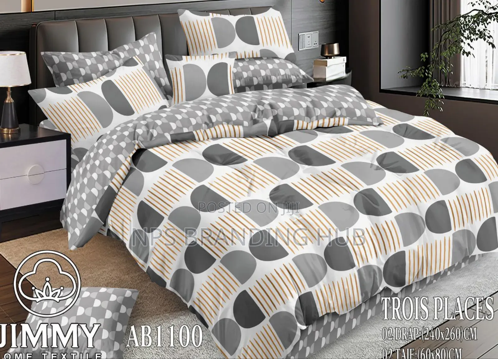 6pc Flowered Double Sided Cotton Duvet Covers Size : 6*6/6*7 S.K